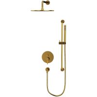 Душевая система Whitecross Y brushed gold YSET05GLB Брашированное золото — фото 2, Душевое оборудование. Душевая программа