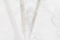 Обои Артекс Сорренто 10843-01 Винил на флизелине (1,06*10,05) Белый, Дамаск — фото 7, Обои для стен