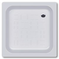 Стальной поддон для душа Koller Pool 90X90 CF901200E Белый — фото 1, Душевые поддоны