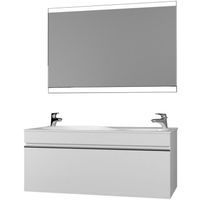 Тумба под раковину Velvex Otto 100 tp.OTO.OTT.100.1Y Белая глянцевая — фото 3, Тумбы под раковину