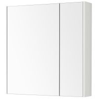 Зеркальный шкаф Aquaton Беверли 80 1A237102BV010 Белый глянец — фото 1, Зеркальные шкафы в ванную