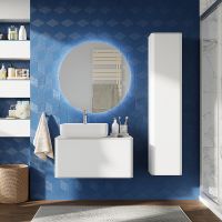 Комплект мебели для ванной STWORKI Ноттвиль 80 431036 подвесной Белый матовый — фото 1, Комплекты мебели для ванной