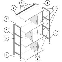 Товар: Стеллаж Sanflor Лофт №2 80 С08090 напольный Светлое северное дерево - фото 3 Стеллаж Sanflor Лофт №2 80 С08090 напольный Светлое северное дерево — фото 3, Стеллажи для ванной комнаты