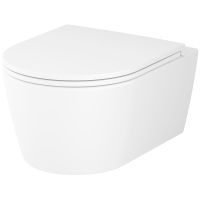 Унитаз AM.PM Func FlashClean C8F1700MWSC подвесной Белый матовый с сиденьем Микролифт — фото 16, Подвесные унитазы