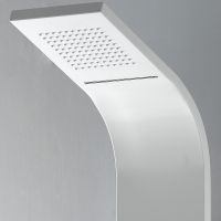 Душевая панель beWash BV3TMSP7233 с гидромассажем Белая — фото 2, Душевое оборудование. Душевая программа