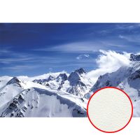 Фреска Ortograf Горы 30897 Фактура флок FLK Флизелин (4*2,7) Белый/Синий, Горы/Пейзаж/Природа — фото 1, Фрески