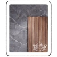 Зеркало Art&Max Latina AM-Lat-650-800-DS-F с подсветкой с сенсорным выключателем — фото 1, Мебель для ванной