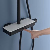 Душевая система Black&White Universe UK5010B 5010ВUK Черная матовая — фото 5, Душевое оборудование. Душевая программа