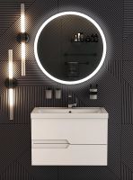 Товар: Зеркало Runo Руан 75 00-00001291 с подсветкой с сенсорным выключателем - фото 4 Зеркало Runo Руан 75 00-00001291 с подсветкой с сенсорным выключателем — фото 4, Мебель для ванной