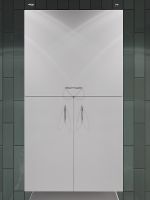 Товар: Подвесной шкаф Orange Смайл 60 SM-60SR2 Белый - фото 2 Подвесной шкаф Orange Смайл 60 SM-60SR2 Белый — фото 2, Шкафы для ванной