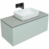 Тумба под раковину Allen Brau Infinity 100 1.21004.PWM подвесная Папирус матовый — фото 1, Тумбы под раковину