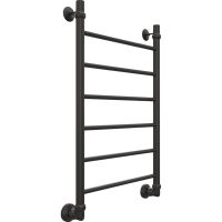 Водяной полотенцесушитель EWRIKA Сафо P 80х50 Черный матовый — фото 2, Водяные полотенцесушители