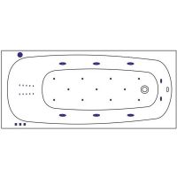 Товар: Акриловая ванна Whitecross Layla Slim 170x75 0122.170075.100.ULTRANANO.CR с гидромассажем - фото 10 Акриловая ванна Whitecross Layla Slim 170x75 0122.170075.100.ULTRANANO.CR с гидромассажем — фото 10, Ванны