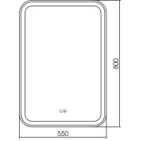 Товар: Зеркало Silver Mirrors Malta-RGB 55 LED-00002511 с подсветкой с сенсорным выключателем и диммером - фото 46 Зеркало Silver Mirrors Malta-RGB 55 LED-00002511 с подсветкой с сенсорным выключателем и диммером — фото 46, Мебель для ванной