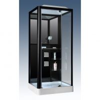 Душевая кабина Grossman GR-221 90x90 профиль Черный стекло прозрачное — фото 1, Душевые кабины