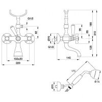 Товар: Смеситель для ванны Migliore Princeton 19356 Хром - фото 4 Смеситель для ванны Migliore Princeton 19356 Хром — фото 4, Смеситель для ванны