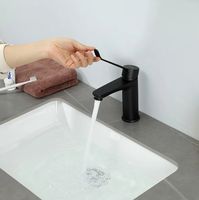 Смеситель для раковины Gappo G21-6 Черный матовый арт-G1021-6 — фото 15, Смесители для раковины