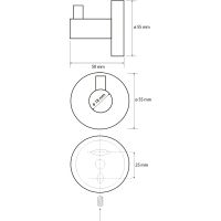 Товар: Крючок для полотенец Bemeta Neo 104106025 Нержавеющая сталь - фото 3 Крючок для полотенец Bemeta Neo 104106025 Нержавеющая сталь — фото 3, Крючки для полотенец