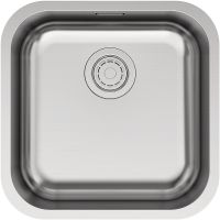 Кухонная мойка Paulmark Vello 44 Uni VE44-BS Брашированная нержавеющая сталь — фото 1, Кухонные мойки