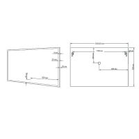 Зеркало Art&Max Arezzo AM-Are-1200-800-DS-FC с подсветкой с сенсорным выключателем Хром — фото 10, Мебель для ванной