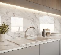 Кухонная мойка Domaci Бьелла DMC-24 GWS-24-331 Белая — фото 3, Кухонные мойки