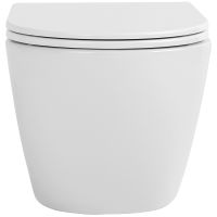 Унитаз Sintesi Evi SIN-TS-EVI-151 подвесной Белый с сиденьем Микролифт — фото 4, Подвесные унитазы