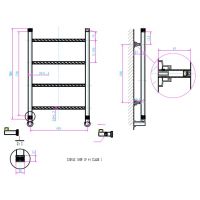 Электрический полотенцесушитель Boheme Chromo 710 Хром — фото 2, Электрические полотенцесушители