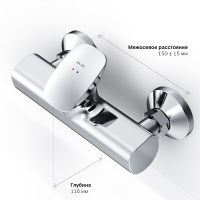 Смеситель для душа AM.PM Spirit V2.0 F70A20000 Хром — фото 9, Смеситель для душа