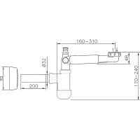 Сифон для раковины Ravak X01612 Белый — фото 2, Сифоны для раковины