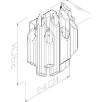 Товар: Настенный светильник Artelamp Jactin A2848AP-2GO Золото Прозрачный - фото 5 Настенный светильник Artelamp Jactin A2848AP-2GO Золото Прозрачный — фото 5, Светильники
