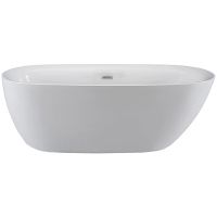 Акриловая ванна Ceruttispa 170x75 7386 Белая — фото 1, Ванны