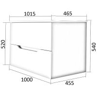 Товар: Тумба с раковиной Orange Line 100 Li-100Tuw+Ra подвесная Белая матовая - фото 10 Тумба с раковиной Orange Line 100 Li-100Tuw+Ra подвесная Белая матовая — фото 10, Мебель для ванной