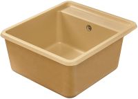 Кухонная мойка Aquaton Беллис 57 1A724932BS260 Латте — фото 2, Кухонные мойки