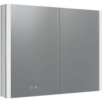 Зеркальный шкаф Aquatek 80 AQ7809-MLC с подсветкой Хром — фото 1, Мебель для ванной