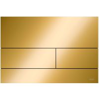 Клавиша смыва Tece Square II 9240839 для унитаза PVD Polished Gold Optic — фото 1, Комплектующие для душевого оборудования