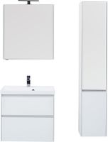 Товар: Тумба под раковину Aquanet Гласс 70 206700 подвесной Белая - фото 4 Тумба под раковину Aquanet Гласс 70 206700 подвесной Белая — фото 4, Мебель для ванной