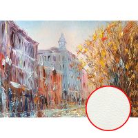 Фреска Ortograf Городской пейзаж живопись 8040 Фактура флок FLK Флизелин (2,85*2) Голубой/Оранжевый/Розовый, Город/Абстракция/Живопись — фото 1, Фрески