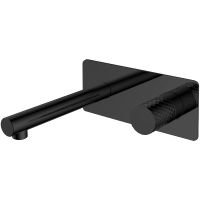 Смеситель для раковины Boheme Stick 125-BB Черный — фото 1, Смесители