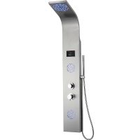 Душевая панель beWash BV4TMSP9776 с гидромассажем Хром — фото 1, Душевое оборудование. Душевая программа