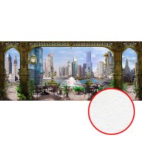 Товар: Фреска Ortograf Небоскребы 9104 Фактура бархат FX Флизелин (2,65*1,1) Разноцветный, Город - фото 1 Фреска Ortograf Небоскребы 9104 Фактура бархат FX Флизелин (2,65*1,1) Разноцветный, Город — фото 1, Фрески