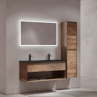 Тумба под раковину Sancos Marmi 1.0 120 MR1.0120ECH подвесная Дуб чарльстон — фото 18, Мебель для ванной