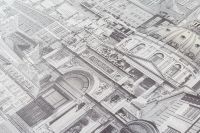 Обои Артекс The Best 2 10616-01 Винил на флизелине (1,06*10,05) Белый/Серый, Город — фото 2, Обои для стен