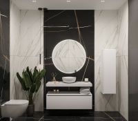 Товар: Столешница под раковину Boheme Armadi Art Flat 120 869-120-CLCT Белый мрамор - фото 3 Столешница под раковину Boheme Armadi Art Flat 120 869-120-CLCT Белый мрамор — фото 3, Раковины