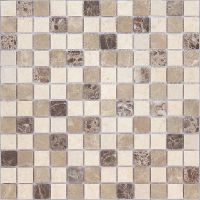 Мозаика Caramelle mosaic Pietrine 4 мм Pietra Mix 1 MAT 29,8x29,8 см — фото 1, Мозаика