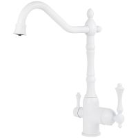 Смеситель для кухни Viko V-5344 Белый — фото 1, Смесители для кухни