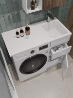 Раковина Orange 100 R ST-100RAR с местом под стиральную машину Белая — фото 2, Раковины на стиральную машину