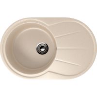 Кухонная мойка Ulgran Classic U-503-328 Бежевая — фото 1, Кухонные мойки