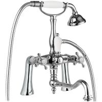 Смеситель на борт ванны Cezares Golf GOLF-PBV2-01-Bi Хром — фото 1, Смесители на борт ванны