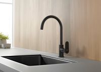 Смеситель для кухни Aquatek Оберон AQ1282MB Черный матовый — фото 3, Смесители для кухни