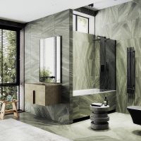 Товар: Шторка на ванну Maybah Glass MGV-78-6ш 400x1400 в широком профиле Черный стекло графитовое - фото 2 Шторка на ванну Maybah Glass MGV-78-6ш 400x1400 в широком профиле Черный стекло графитовое — фото 2, Неподвижные шторки для ванной